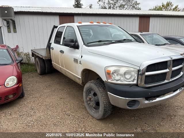 Auction sale of the 2007 Dodge Ram 3500 St Quad Cab, vin: 3D6WG48A57G755543, lot number: 20281876