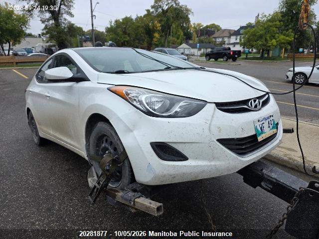 Продажа на аукционе авто 2013 Hyundai Elantra Gl, vin: 5NPDH4AE9DH220192, номер лота: 20281877