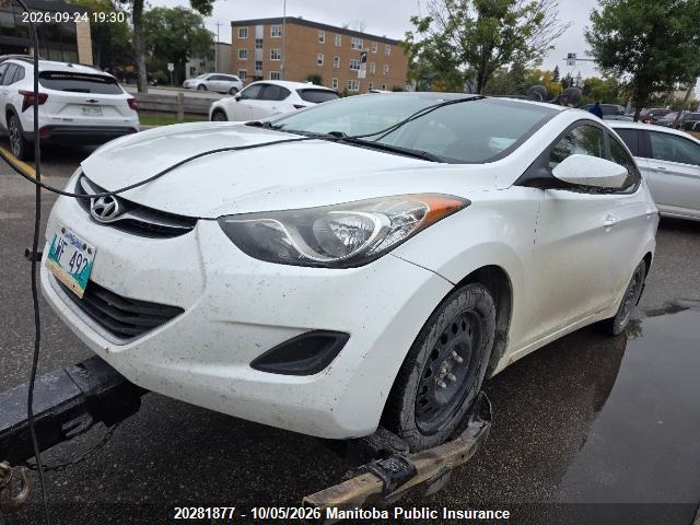 Продажа на аукционе авто 2013 Hyundai Elantra Gl, vin: 5NPDH4AE9DH220192, номер лота: 20281877