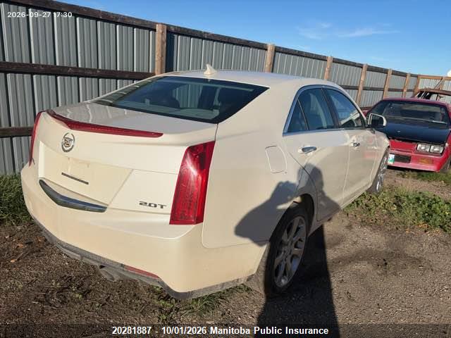 2014 Cadillac Ats Turbo მანქანა იყიდება აუქციონზე, vin: 1G6AG5RX7E0117243, აუქციონის ნომერი: 20281887