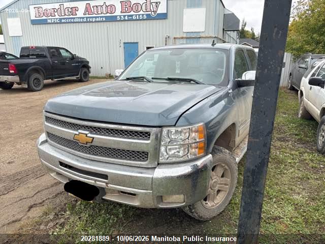 2012 Chevrolet Silverado 1500 Lt Crew Cab მანქანა იყიდება აუქციონზე, vin: 3GCPKSE72CG287707, აუქციონის ნომერი: 20281889