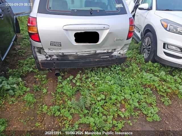 20281891 :رقم المزاد ، 5Y2SL63885Z420516 vin ، 2005 Pontiac Vibe مزاد بيع
