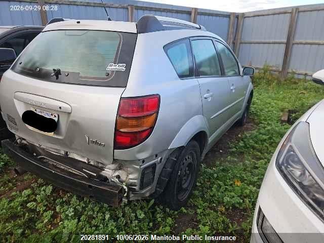20281891 :رقم المزاد ، 5Y2SL63885Z420516 vin ، 2005 Pontiac Vibe مزاد بيع