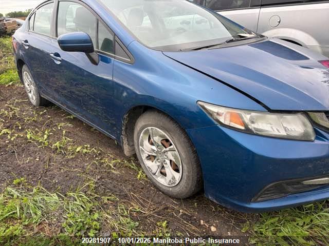 2014 Honda Civic Lx მანქანა იყიდება აუქციონზე, vin: 2HGFB2F40EH022112, აუქციონის ნომერი: 20281907