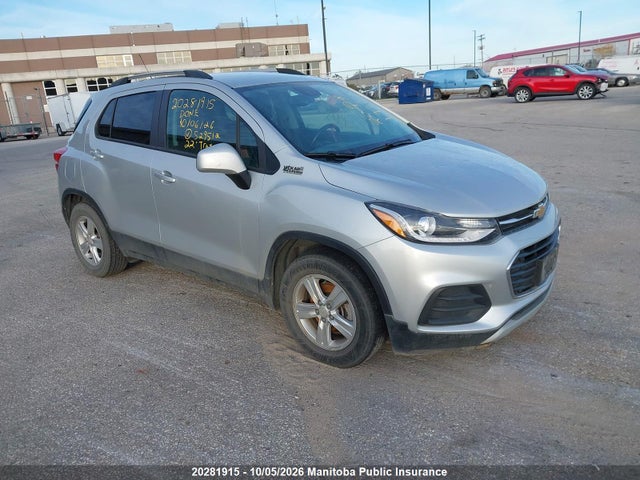 20281915 :رقم المزاد ، KL7CJLSM1NB529512 vin ، 2022 Chevrolet Trax Lt مزاد بيع