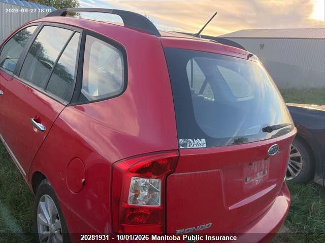 Aukcja sprzedaży 2010 Kia Rondo Ex, vin: KNAHH8C86A7296837, numer aukcji: 20281931