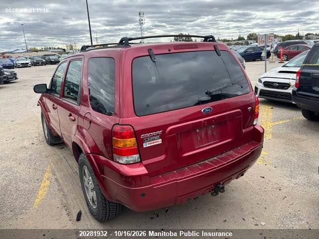 20281932 :رقم المزاد ، 1FMYU94105KD83783 vin ، 2005 Ford Escape Xlt V6 مزاد بيع