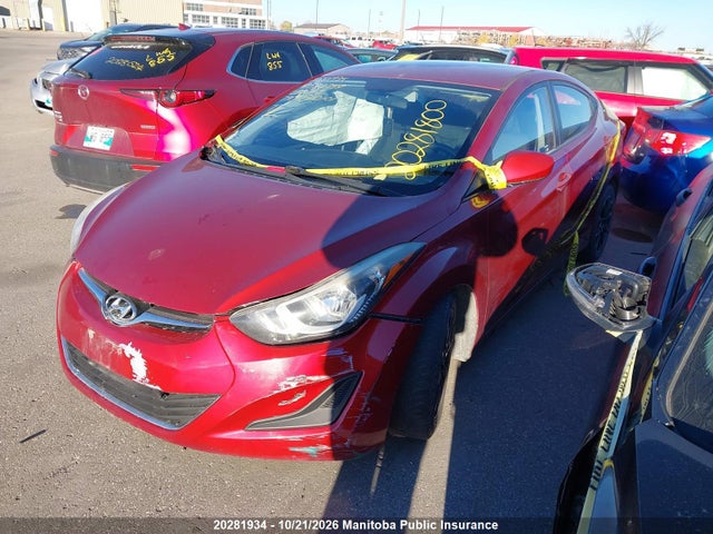 Hyundai ELANTRA GL 2015 5NPDH4AE5FH550947 Image 2