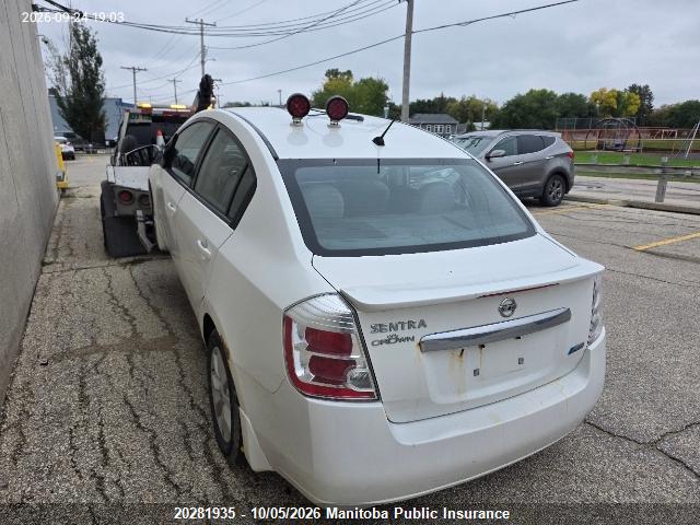 Aukcja sprzedaży 2012 Nissan Sentra 2.0, vin: 3N1AB6AP8CL716376, numer aukcji: 20281935