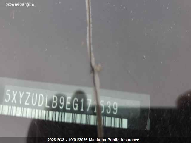 Aukcja sprzedaży 2014 Hyundai Santa Fe Sport, vin: 5XYZUDLB9EG171539, numer aukcji: 20281938