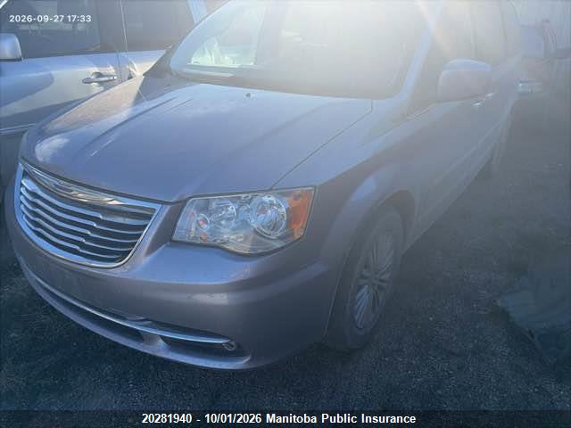 Продажа на аукционе авто 2016 Chrysler Town & Country Touring, vin: 2C4RC1CG2GR285703, номер лота: 20281940