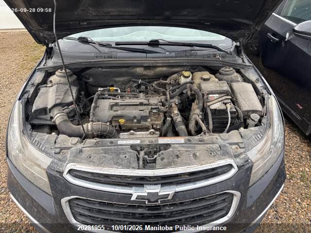 Продажа на аукционе авто 2015 Chevrolet Cruze Lt Turbo, vin: 1G1PC5SB6F7166615, номер лота: 20281955