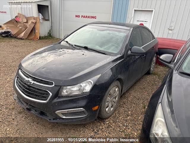 Продажа на аукционе авто 2015 Chevrolet Cruze Lt Turbo, vin: 1G1PC5SB6F7166615, номер лота: 20281955