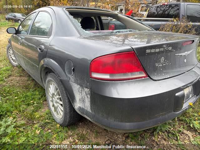 Aukcja sprzedaży 2004 Chrysler Sebring Touring, vin: 1C3EL56R04N260718, numer aukcji: 20281957