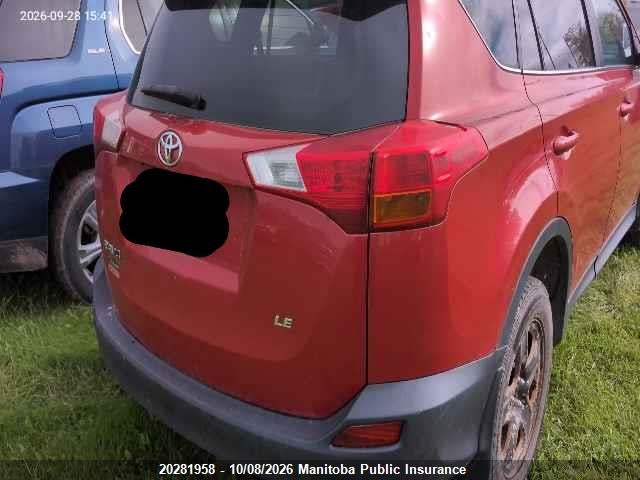 2T3ZFREV7EW073660 Toyota RAV4 LE