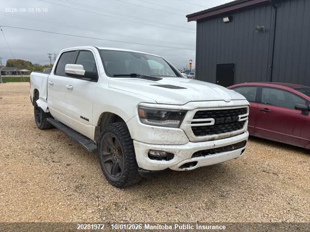 Aukcja sprzedaży 2022 Dodge Ram 1500 Sport Crew Cab, vin: 1C6SRFVT2NN166266, numer aukcji: 20281972