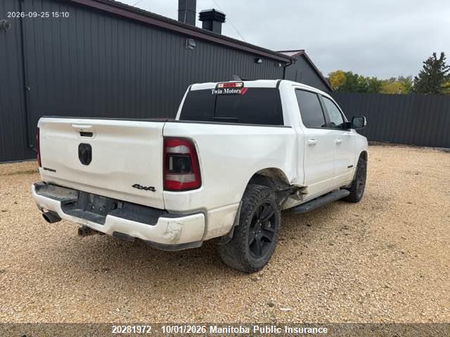 Aukcja sprzedaży 2022 Dodge Ram 1500 Sport Crew Cab, vin: 1C6SRFVT2NN166266, numer aukcji: 20281972