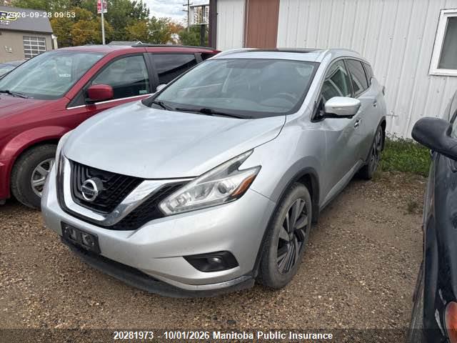 Nissan Murano Platinum 2015 5N1AZ2MH7FN239980 Image 2