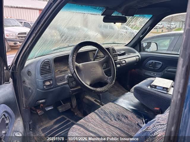 20281978 :رقم المزاد ، 2GCEK19R7T1208120 vin ، 1996 Chevrolet K/v 10/1500 4+cab مزاد بيع