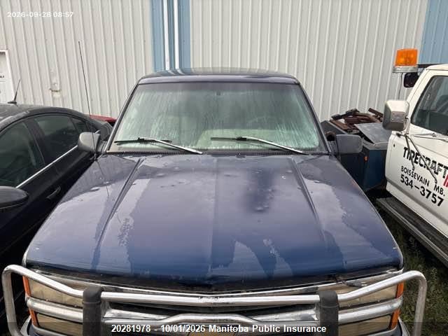 20281978 :رقم المزاد ، 2GCEK19R7T1208120 vin ، 1996 Chevrolet K/v 10/1500 4+cab مزاد بيع