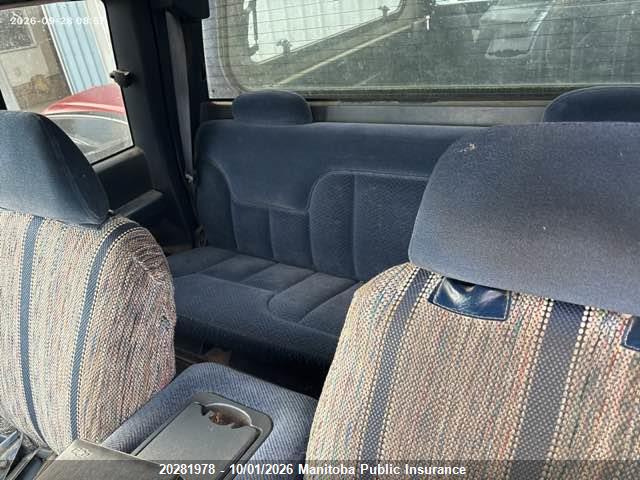 20281978 :رقم المزاد ، 2GCEK19R7T1208120 vin ، 1996 Chevrolet K/v 10/1500 4+cab مزاد بيع