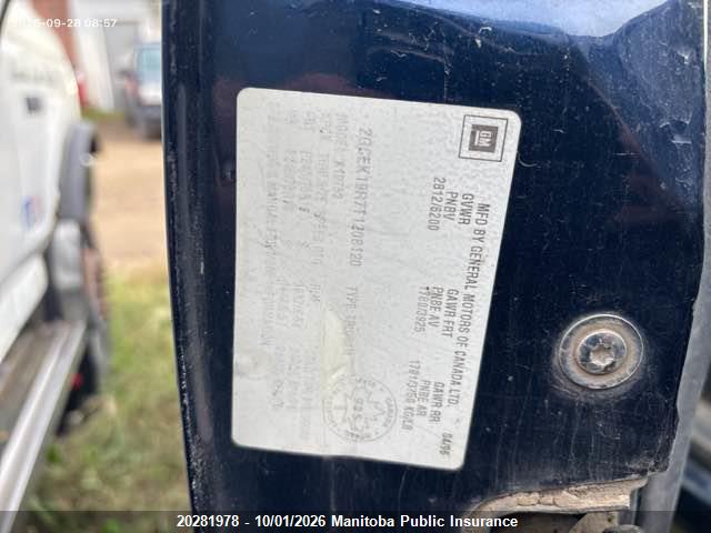 20281978 :رقم المزاد ، 2GCEK19R7T1208120 vin ، 1996 Chevrolet K/v 10/1500 4+cab مزاد بيع