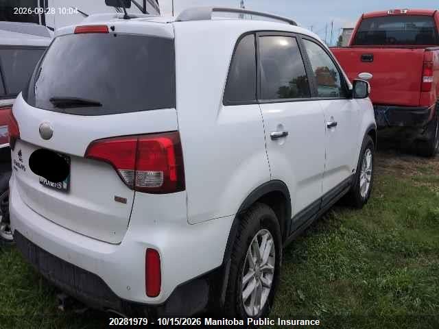 KIA Sorento Lx V6 2014 5XYKTDA79EG451643 Image 4