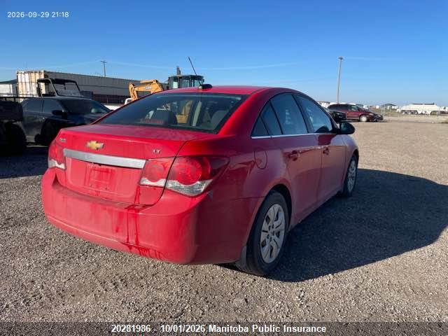 Продаж на аукціоні авто 2015 Chevrolet Cruze Lt Turbo, vin: 1G1PC5SB7F7278663, номер лоту: 20281986