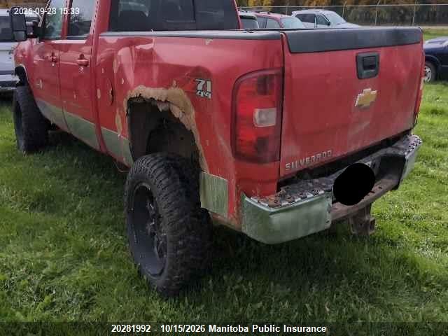20281992 :رقم المزاد ، 1GCHK236X8F145614 vin ، 2008 Chevrolet Silverado 2500 Hd Ltz Crew Cab مزاد بيع