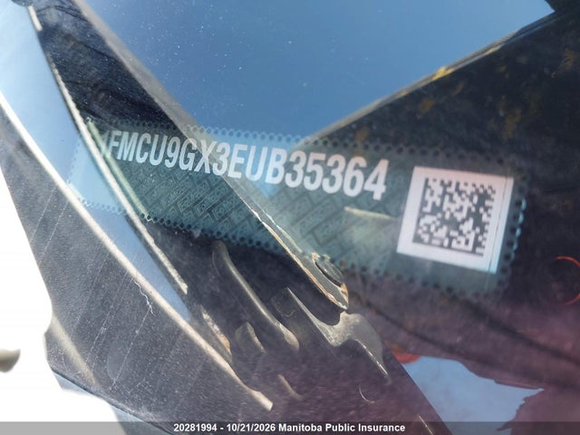 1FMCU9GX3EUB35364 Ford ESCAPE SE