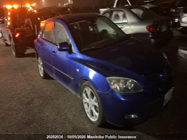 Продажа на аукционе авто 2007 Mazda 3 Mazda Sport Gt, vin: JM1BK343771710445, номер лота: 20282034