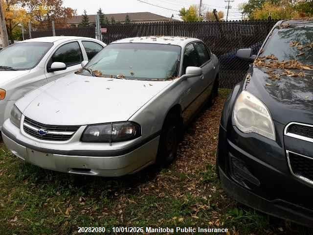 Aukcja sprzedaży 2004 Chevrolet Impala, vin: 2G1WF52E349267622, numer aukcji: 20282080