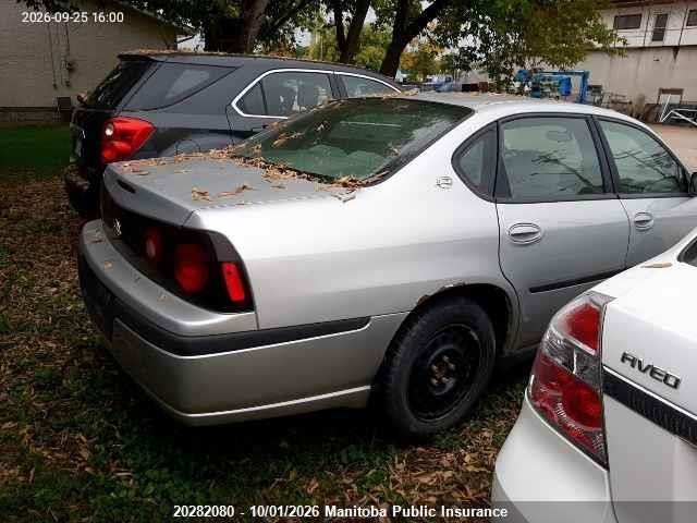 Aukcja sprzedaży 2004 Chevrolet Impala, vin: 2G1WF52E349267622, numer aukcji: 20282080