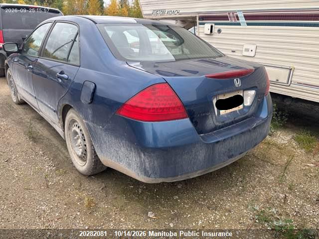 Продаж на аукціоні авто 2006 Honda Accord Dx, vin: 1HGCM561X6A807371, номер лоту: 20282081