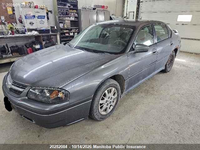 20282084 :رقم المزاد ، 2G1WF52E059282791 vin ، 2005 Chevrolet Impala مزاد بيع