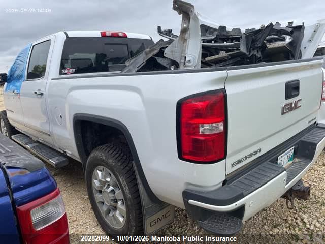 20282099 :رقم المزاد ، 1GT12UEYXJF175567 vin ، 2018 Gmc Sierra 2500 Hd Denali Crew Cab مزاد بيع