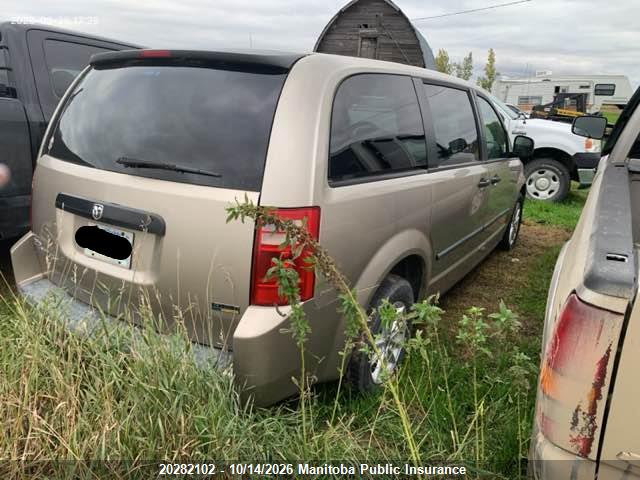 20282102 :رقم المزاد ، 2D8HN44H78R666271 vin ، 2008 Dodge Grand Caravan Se مزاد بيع