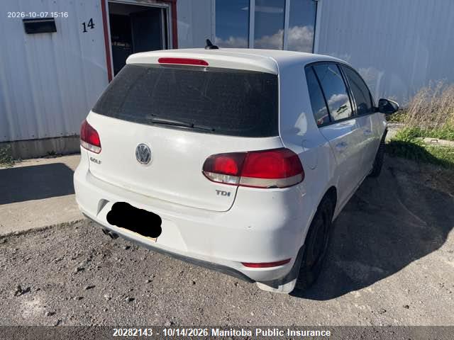 Продажа на аукционе авто 2012 Volkswagen Golf 2.0 Tdi, vin: WVWDM7AJ0CW311189, номер лота: 20282143