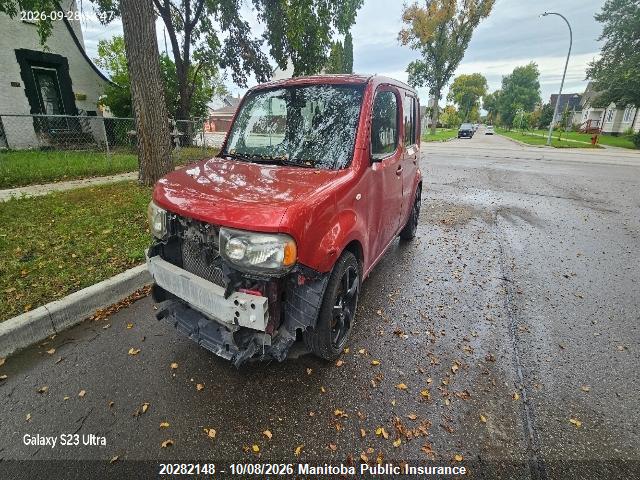 2009 Nissan Cube Sl მანქანა იყიდება აუქციონზე, vin: JN8AZ28RX9T100924, აუქციონის ნომერი: 20282148