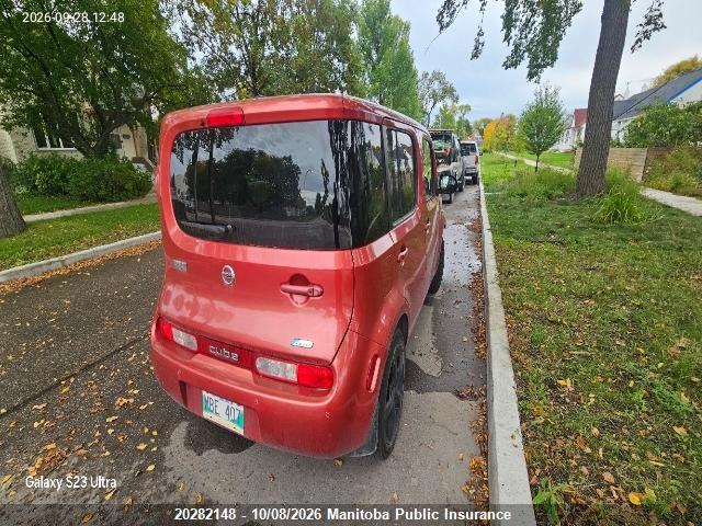 2009 Nissan Cube Sl მანქანა იყიდება აუქციონზე, vin: JN8AZ28RX9T100924, აუქციონის ნომერი: 20282148