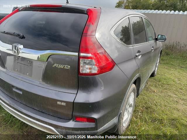 Продаж на аукціоні авто 2015 Honda Cr-v Se, vin: 2HKRM4H48FH107609, номер лоту: 20282193