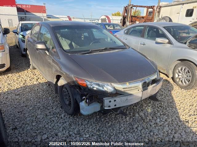 Aukcja sprzedaży 2012 Honda Civic Lx, vin: 2HGFB2F43CH050435, numer aukcji: 20282431