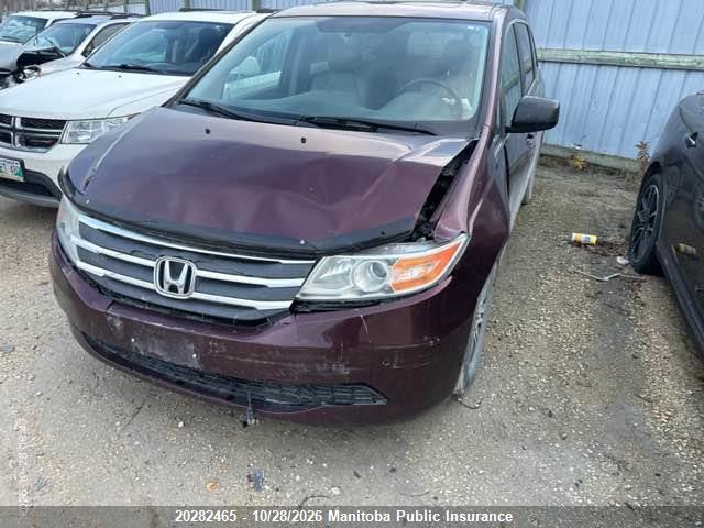 20282465 :رقم المزاد ، 5FNRL5H69DB504011 vin ، 2013 Honda Odyssey Ex-l Ex-l مزاد بيع