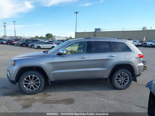 Продажа на аукционе авто 2016 Jeep Grand Cherokee Limited, vin: 1C4RJFBG1GC319949, номер лота: 20282503