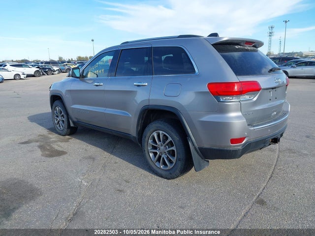 Продажа на аукционе авто 2016 Jeep Grand Cherokee Limited, vin: 1C4RJFBG1GC319949, номер лота: 20282503