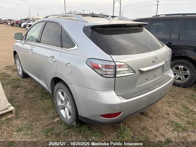 Auction sale of the 2012 Lexus Rx350, vin: 2T2BK1BA5CC130182, lot number: 20282527