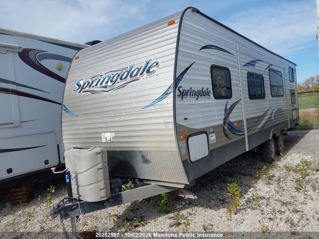 2014 Camper Trailer Springdale მანქანა იყიდება აუქციონზე, vin: 4YDT28225E3101669, აუქციონის ნომერი: 20282597