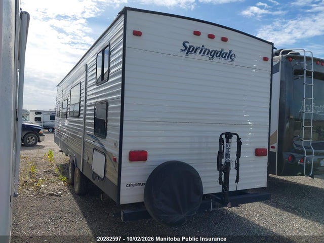 2014 Camper Trailer Springdale მანქანა იყიდება აუქციონზე, vin: 4YDT28225E3101669, აუქციონის ნომერი: 20282597