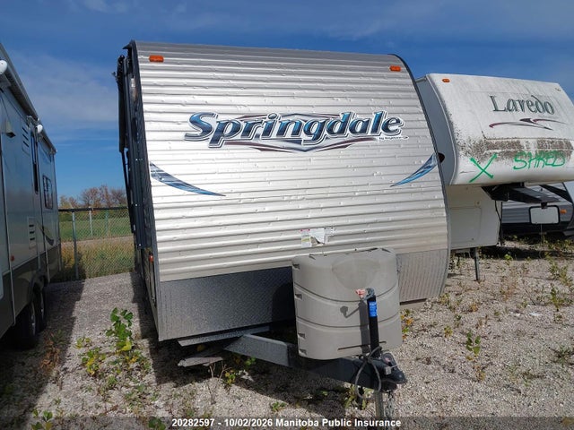 2014 Camper Trailer Springdale მანქანა იყიდება აუქციონზე, vin: 4YDT28225E3101669, აუქციონის ნომერი: 20282597