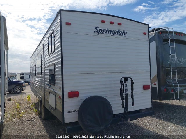 2014 Camper Trailer Springdale მანქანა იყიდება აუქციონზე, vin: 4YDT28225E3101669, აუქციონის ნომერი: 20282597
